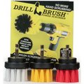 Drillbrush Carpet Cleaner - 2-inch round Spin Brush Multi-Purpose - Bathroom 2in-S-RWY-QC-DB